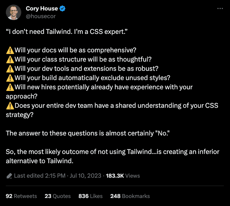 Cory House, ReactJS teacher, consultant and tech influencer